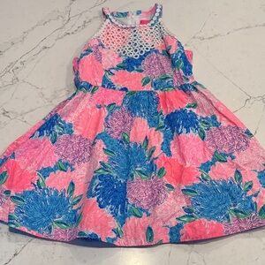 Lilly Pulitzer Floral Pink, Blue and Purple Dress